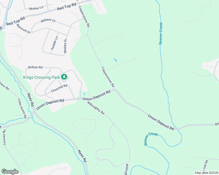 map of restaurants, bars, coffee shops, grocery stores, and more near 1592 Copperstone Road in Harrisburg