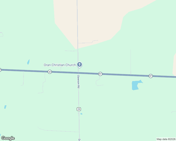 map of restaurants, bars, coffee shops, grocery stores, and more near 6097 Ohio 47 in Sidney