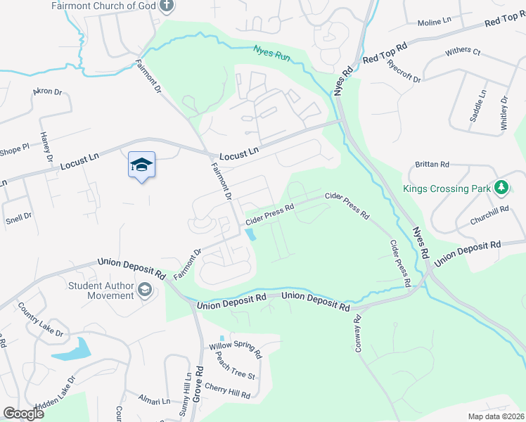 map of restaurants, bars, coffee shops, grocery stores, and more near 6021 Revolution Road in Harrisburg