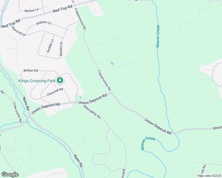 map of restaurants, bars, coffee shops, grocery stores, and more near 1592 Copperstone Road in Harrisburg