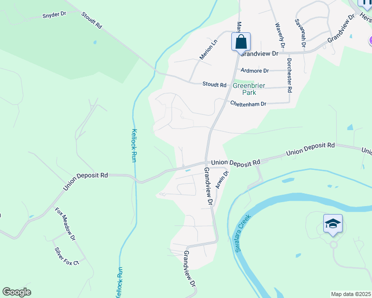 map of restaurants, bars, coffee shops, grocery stores, and more near 7200 Union Deposit Road in Hummelstown
