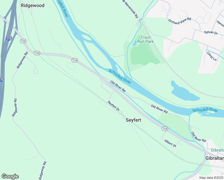 map of restaurants, bars, coffee shops, grocery stores, and more near 2 Maple Road in Birdsboro