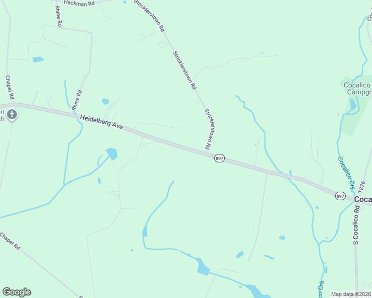 map of restaurants, bars, coffee shops, grocery stores, and more near 652 Heidelberg Avenue in Newmanstown