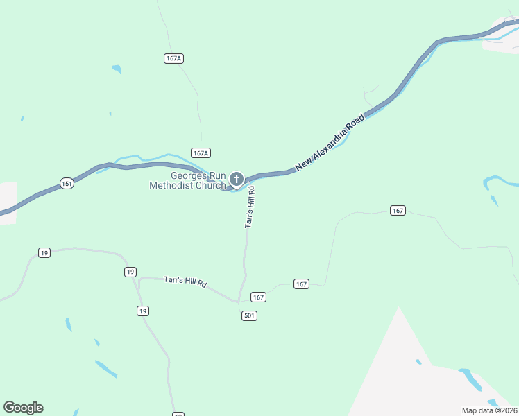 map of restaurants, bars, coffee shops, grocery stores, and more near 148 Tr 501 in Mingo Junction