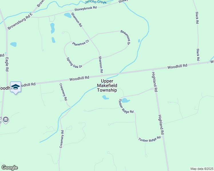 map of restaurants, bars, coffee shops, grocery stores, and more near in George School