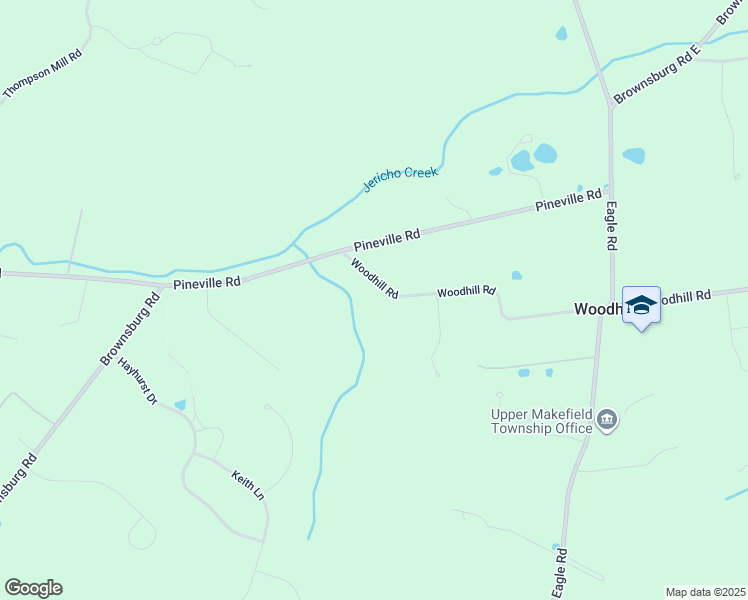 map of restaurants, bars, coffee shops, grocery stores, and more near 20 Woodhill Road in Newtown