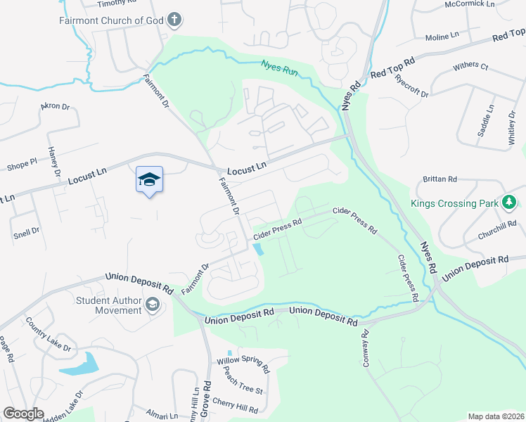 map of restaurants, bars, coffee shops, grocery stores, and more near 6021 Revolution Road in Harrisburg