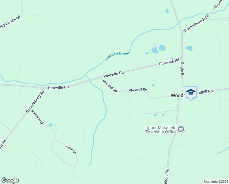 map of restaurants, bars, coffee shops, grocery stores, and more near 20 Woodhill Road in Newtown