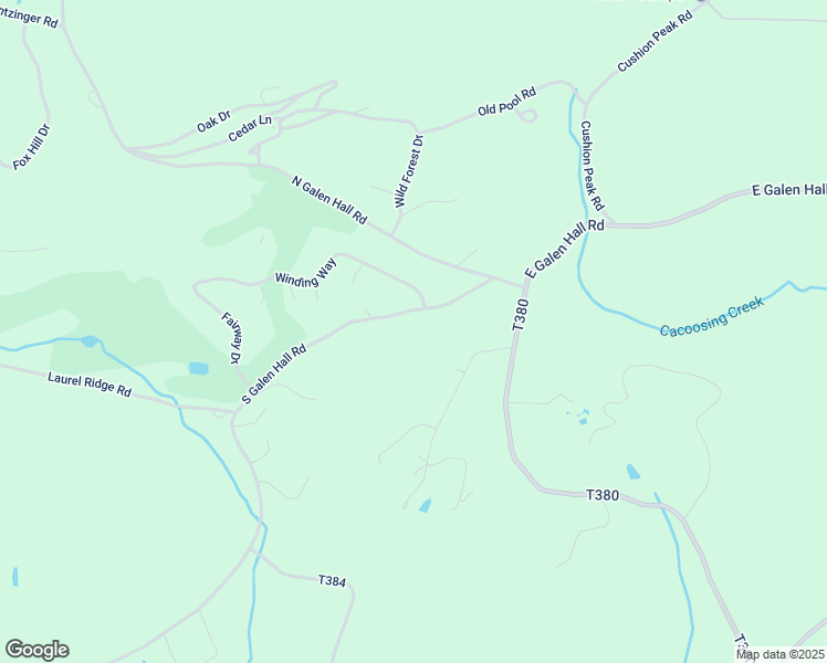 map of restaurants, bars, coffee shops, grocery stores, and more near 2100 South Galen Hall Road in Reinholds