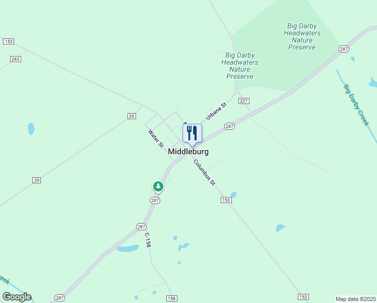 map of restaurants, bars, coffee shops, grocery stores, and more near in Middleburg