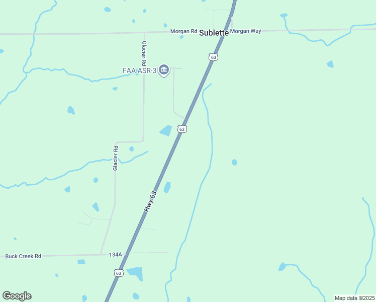 map of restaurants, bars, coffee shops, grocery stores, and more near 13500-13898 Highway 63 in Greentop
