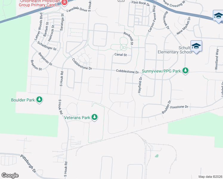 map of restaurants, bars, coffee shops, grocery stores, and more near 881 Canal Street in Delaware