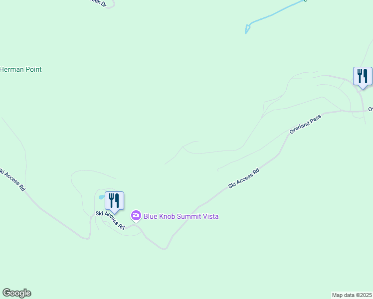 map of restaurants, bars, coffee shops, grocery stores, and more near 135 West Valley Point Lane in Claysburg