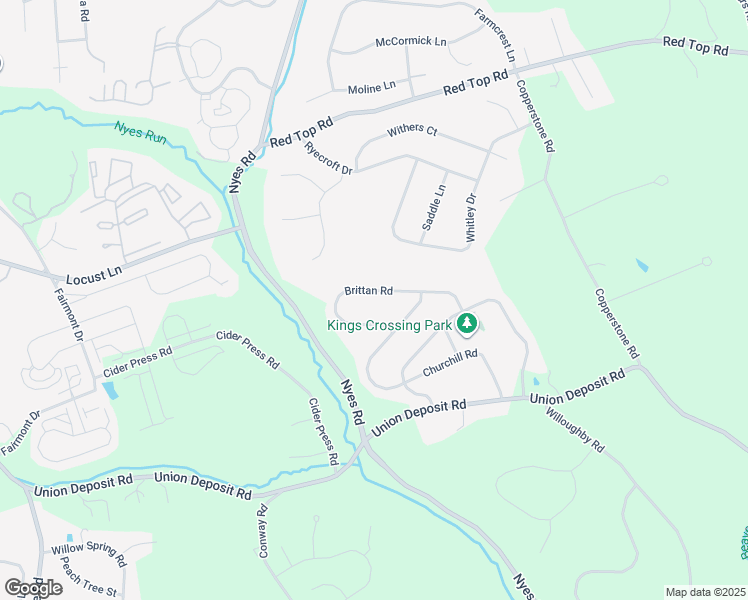 map of restaurants, bars, coffee shops, grocery stores, and more near 6407 Brittan Road in Harrisburg