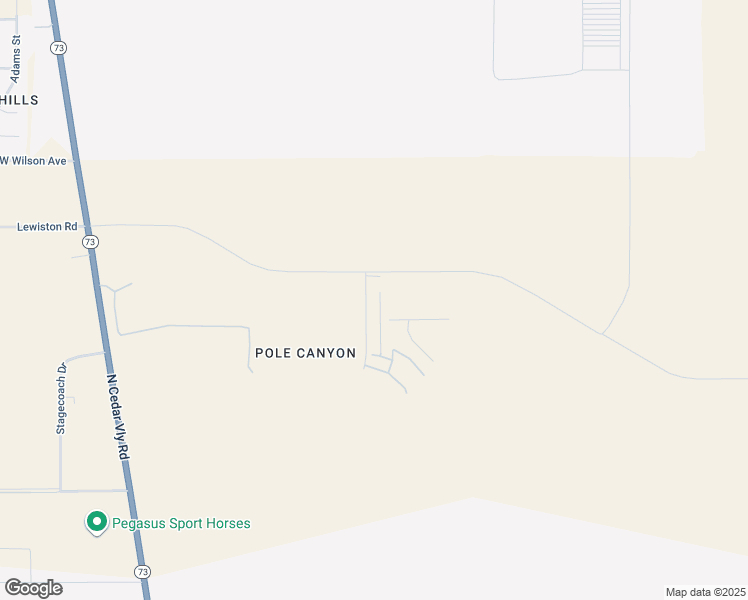 map of restaurants, bars, coffee shops, grocery stores, and more near 3172 North Firefly Boulevard in Cedar Fort