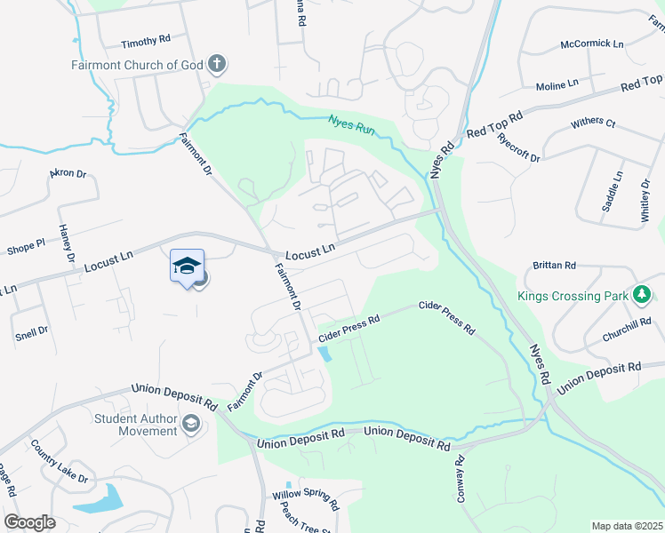 map of restaurants, bars, coffee shops, grocery stores, and more near 6141 Spring Knoll Drive in Harrisburg
