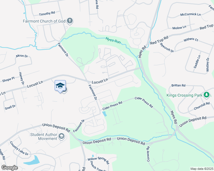 map of restaurants, bars, coffee shops, grocery stores, and more near 6141 Spring Knoll Drive in Harrisburg