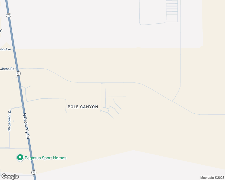 map of restaurants, bars, coffee shops, grocery stores, and more near 2162 North Stardew Street in Cedar Fort