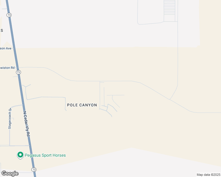 map of restaurants, bars, coffee shops, grocery stores, and more near 2166 North Stardew Street in Cedar Fort