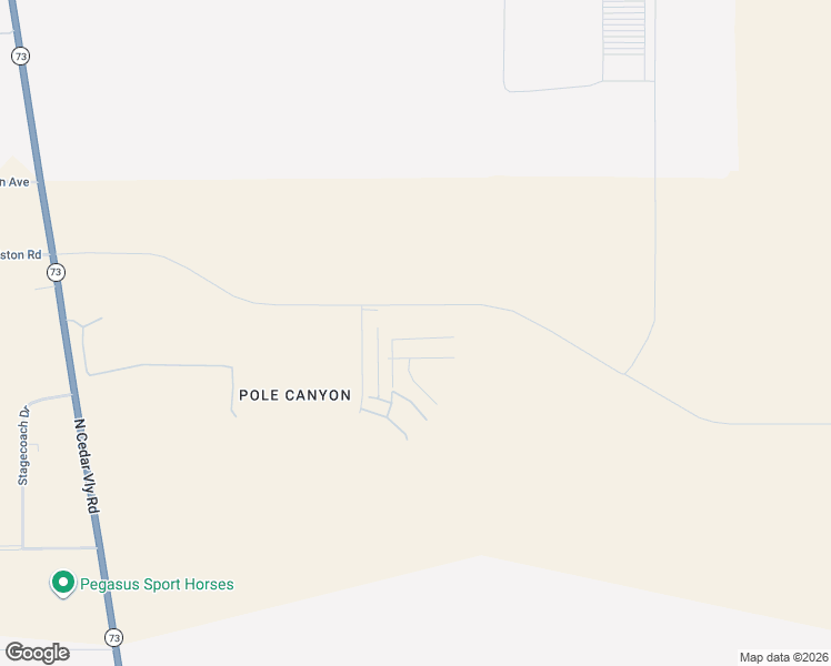 map of restaurants, bars, coffee shops, grocery stores, and more near 2136 North Stardew Street in Cedar Fort