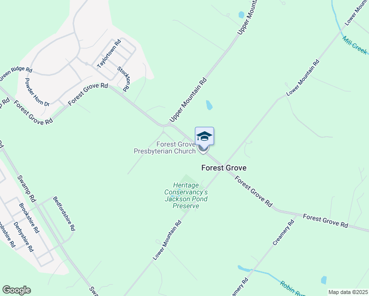 map of restaurants, bars, coffee shops, grocery stores, and more near 1948 Forest Grove Road in Furlong