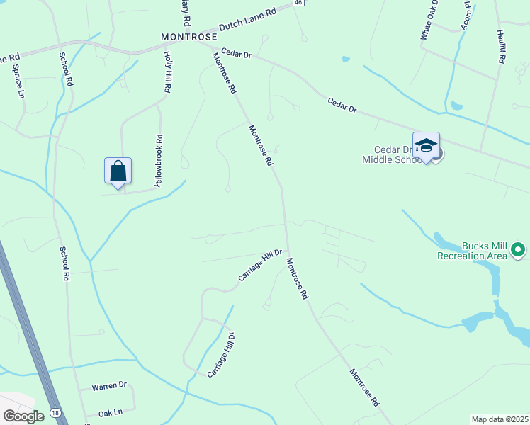 map of restaurants, bars, coffee shops, grocery stores, and more near 7 Westgate Court in Colts Neck