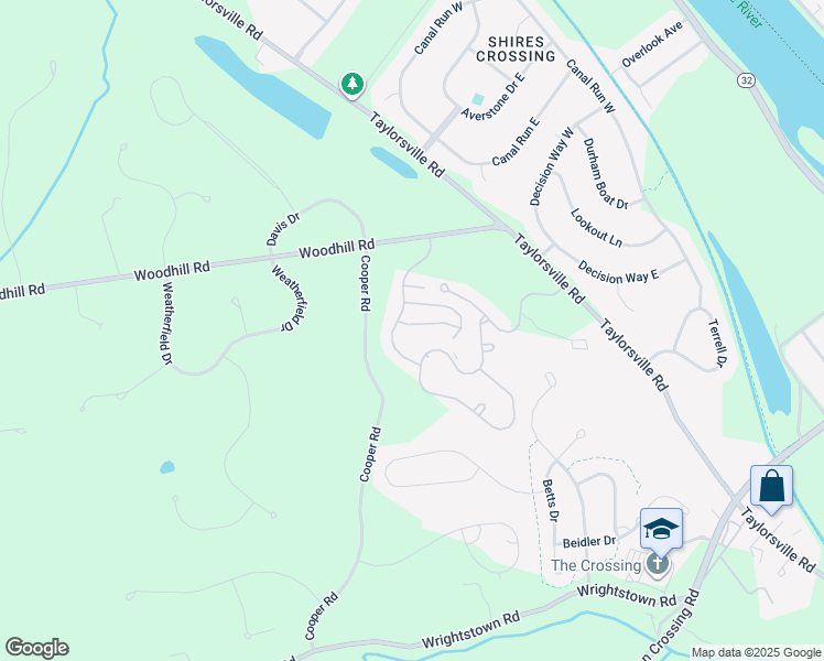 map of restaurants, bars, coffee shops, grocery stores, and more near 10 Tankard Lane in Washington Crossing