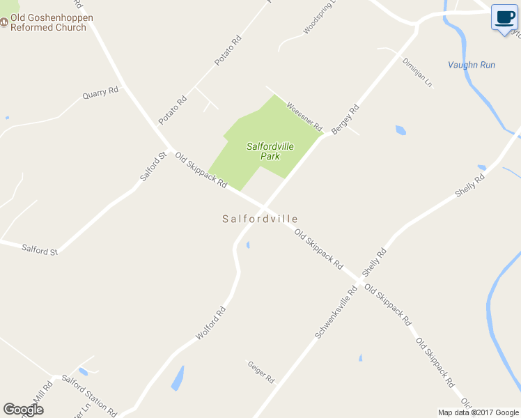 map of restaurants, bars, coffee shops, grocery stores, and more near in Salfordville