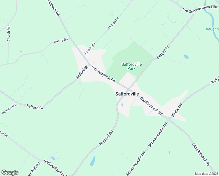 map of restaurants, bars, coffee shops, grocery stores, and more near 983 Old Skippack Road in Harleysville