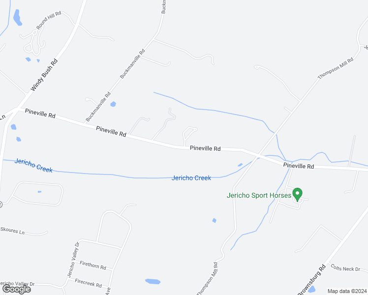 map of restaurants, bars, coffee shops, grocery stores, and more near 359 Pineville Road in Newtown