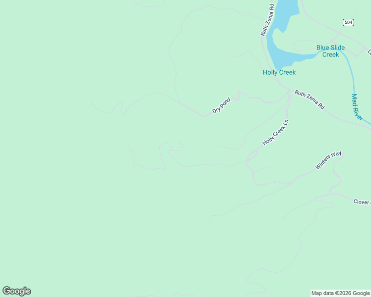 map of restaurants, bars, coffee shops, grocery stores, and more near 750 Holly Creek Lane in Mad River