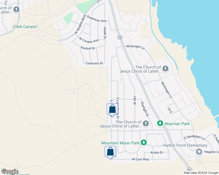 map of restaurants, bars, coffee shops, grocery stores, and more near 3731 South Sunrise Drive in Saratoga Springs