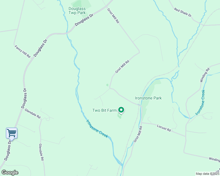 map of restaurants, bars, coffee shops, grocery stores, and more near 201 Grist Mill Road in Boyertown