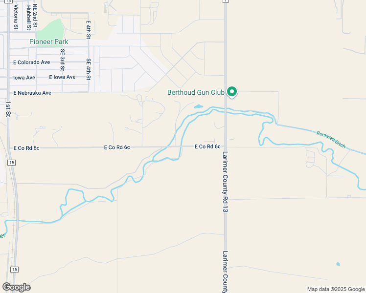 map of restaurants, bars, coffee shops, grocery stores, and more near 944-1060 East Co Road 6c in Berthoud