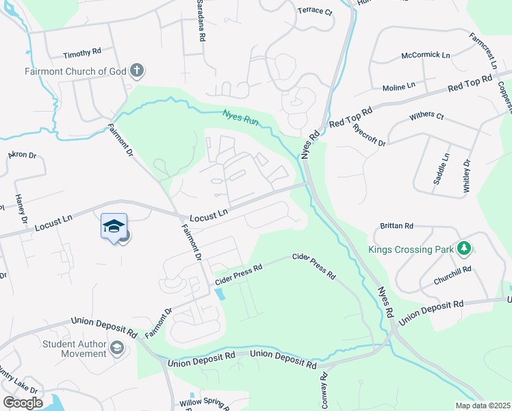 map of restaurants, bars, coffee shops, grocery stores, and more near 6184 Spring Knoll Drive in Harrisburg