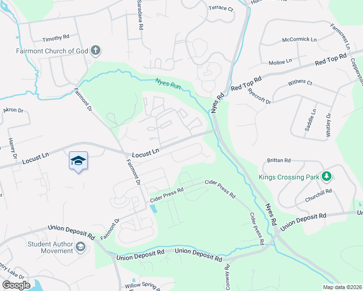 map of restaurants, bars, coffee shops, grocery stores, and more near 6184 Spring Knoll Drive in Harrisburg