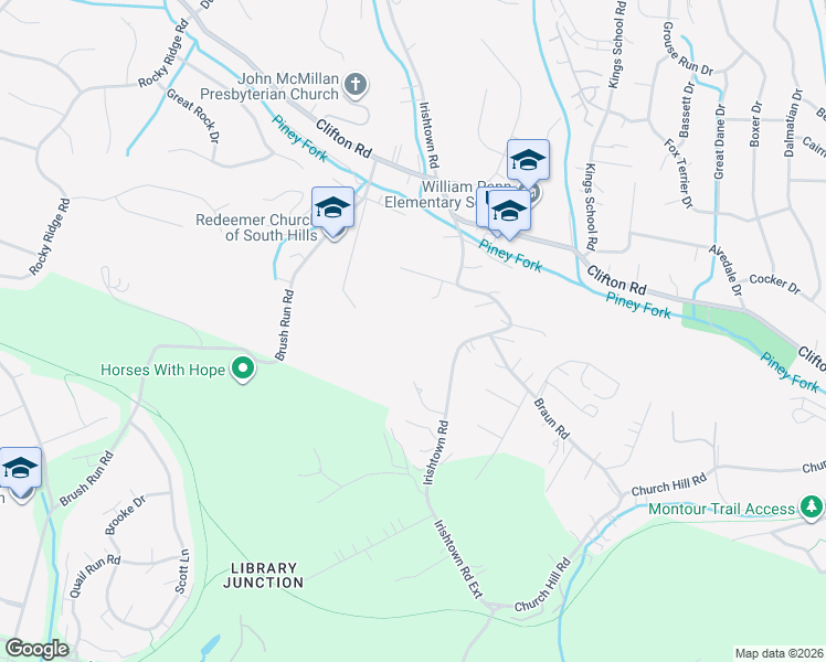 map of restaurants, bars, coffee shops, grocery stores, and more near 990 Maple Spring Rd in Bethel Park