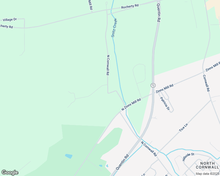 map of restaurants, bars, coffee shops, grocery stores, and more near 80 North Cornwall Road in Lebanon