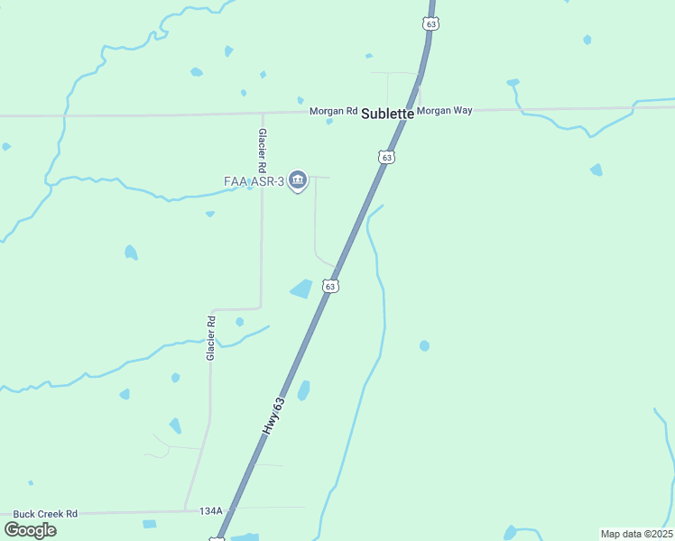 map of restaurants, bars, coffee shops, grocery stores, and more near 13500 U.S. 63 in Greentop