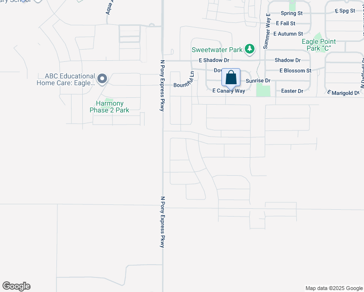 map of restaurants, bars, coffee shops, grocery stores, and more near 3287 Red Fox Drive in Eagle Mountain