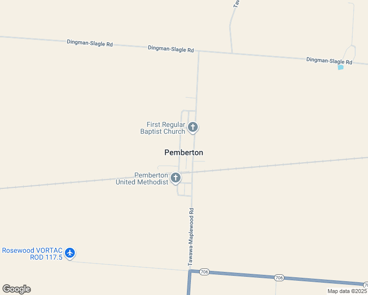 map of restaurants, bars, coffee shops, grocery stores, and more near in Pemberton