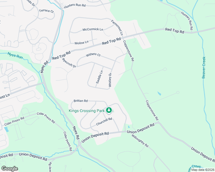 map of restaurants, bars, coffee shops, grocery stores, and more near 1612 Whitley Drive in Harrisburg