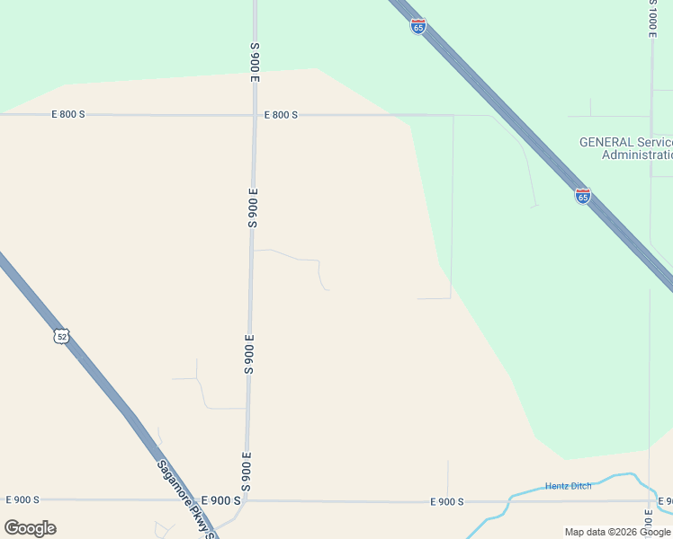 map of restaurants, bars, coffee shops, grocery stores, and more near 8337 South 900 East in Lafayette