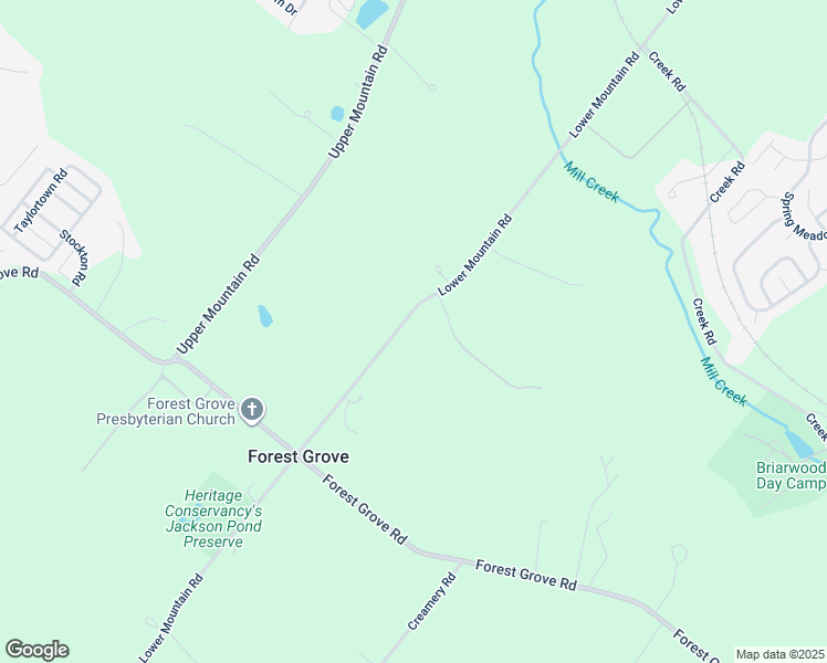 map of restaurants, bars, coffee shops, grocery stores, and more near 3995 Lower Mountain Road in New Hope