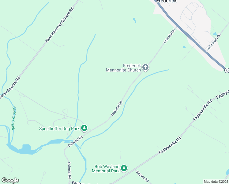 map of restaurants, bars, coffee shops, grocery stores, and more near 433 Colonial Road in Perkiomenville