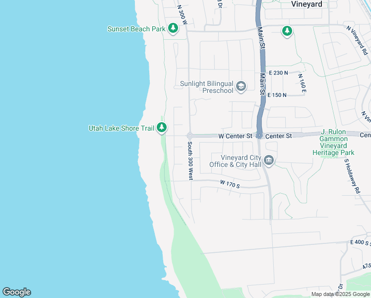 map of restaurants, bars, coffee shops, grocery stores, and more near 321 Westlake Drive in Vineyard