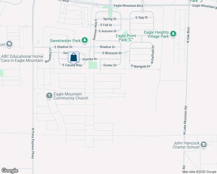 map of restaurants, bars, coffee shops, grocery stores, and more near 2081 E Swallow Drive in Eagle Mountain