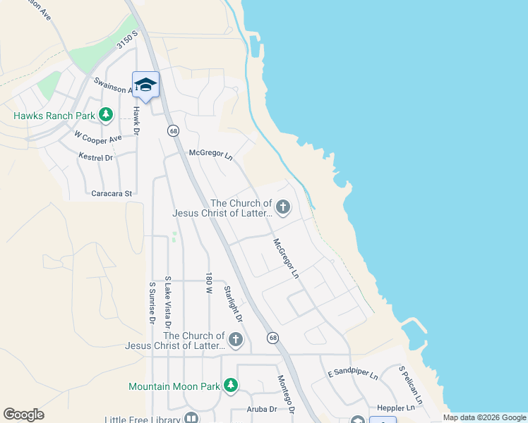 map of restaurants, bars, coffee shops, grocery stores, and more near 3523 McGregor Lane in Saratoga Springs