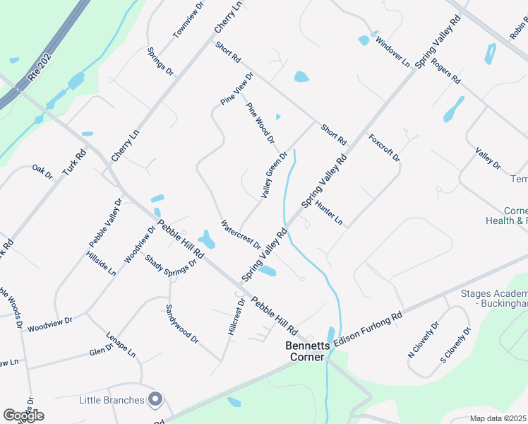 map of restaurants, bars, coffee shops, grocery stores, and more near 81 Valley Green Drive in Doylestown