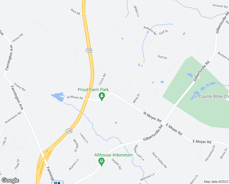 map of restaurants, bars, coffee shops, grocery stores, and more near 171 West Moyer Road in Pottstown